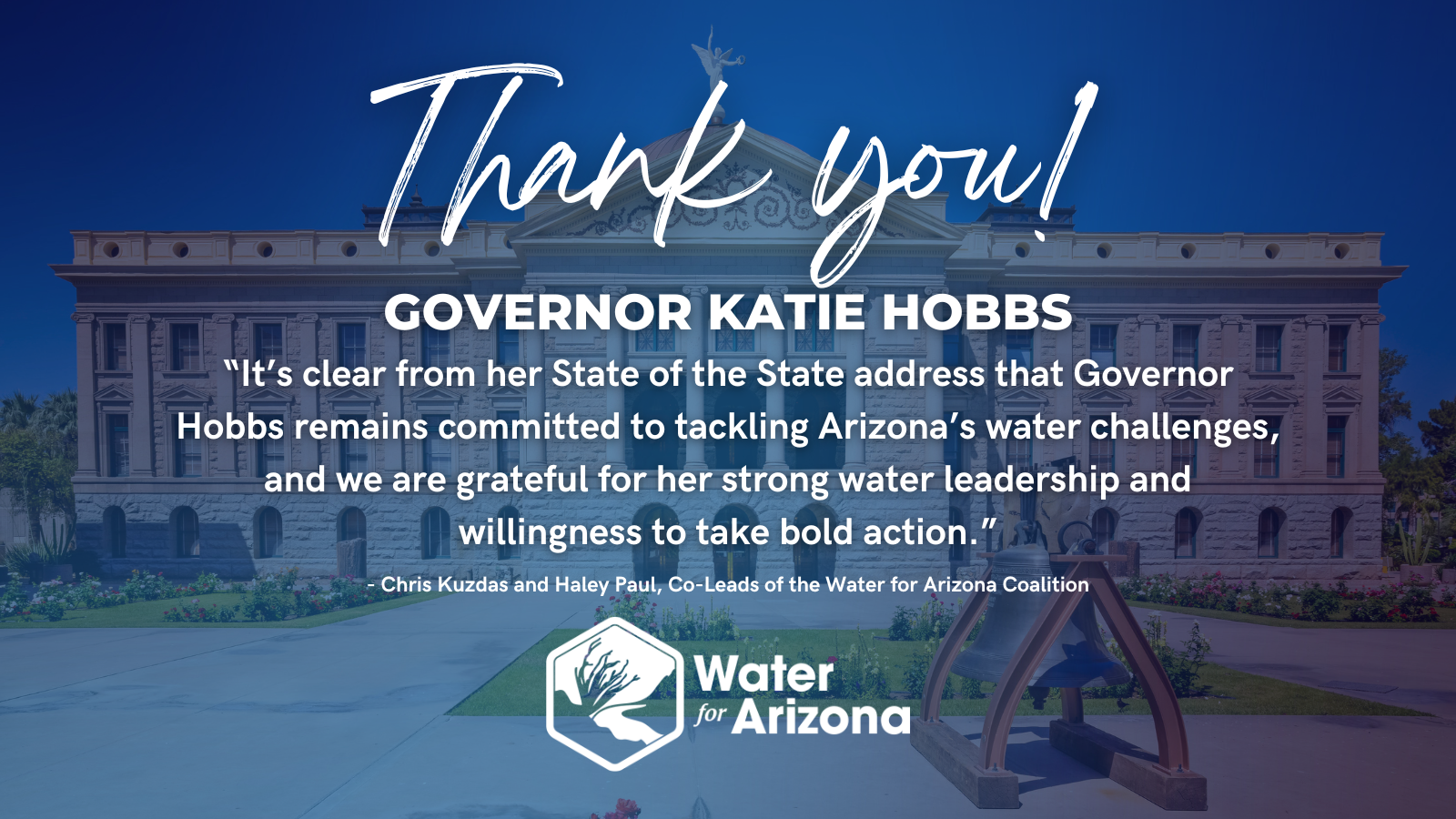 Governor Katie Hobbs Makes Rural Groundwater And Statewide Water ...